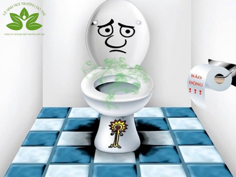 Bể phốt bị đầy 