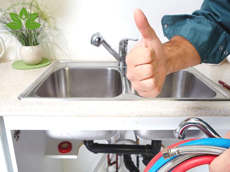 Thông tắc chậu rửa bát 